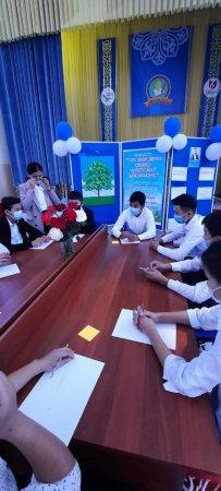 Осы заманғы жастар түсінігіндегі  құндылықтар" тақырыбында  9-10 сынып оқушыларымен   іс - шара өтті.